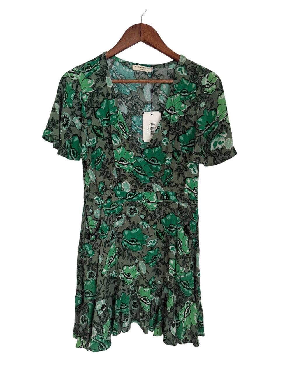 NWT Spell & The Gypsy Winona Ivy Play Dress Print Dress Size Medium